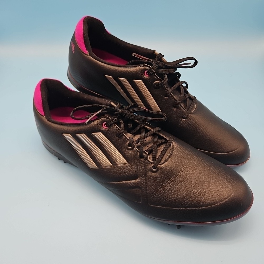 Adidas‎ Adizero Sprintweb Tech Tour Golf Shoes Black Purple Women's Size 11